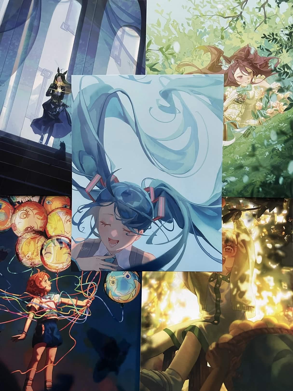 Various posters from the UTHoyo club artists