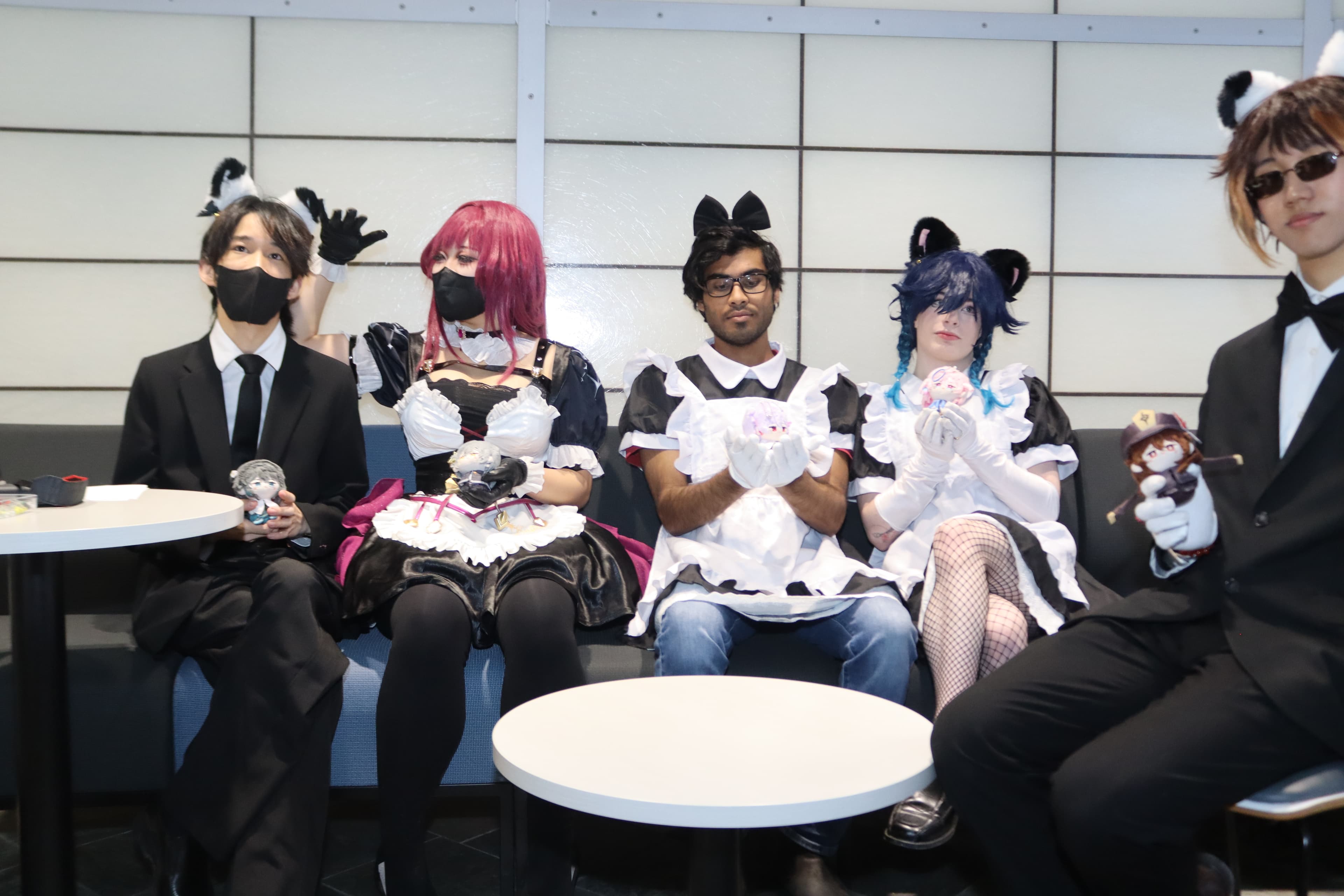 Our wonderful group of maids taking a well deserved rest.