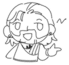 Ugly doodle of Gale Dekarios