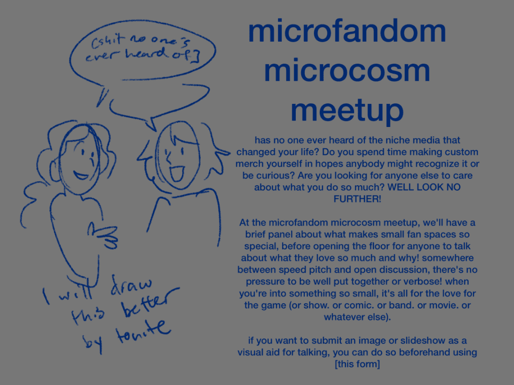 Microfandom Meetup