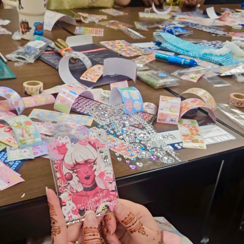 Photocard Decorating Station
